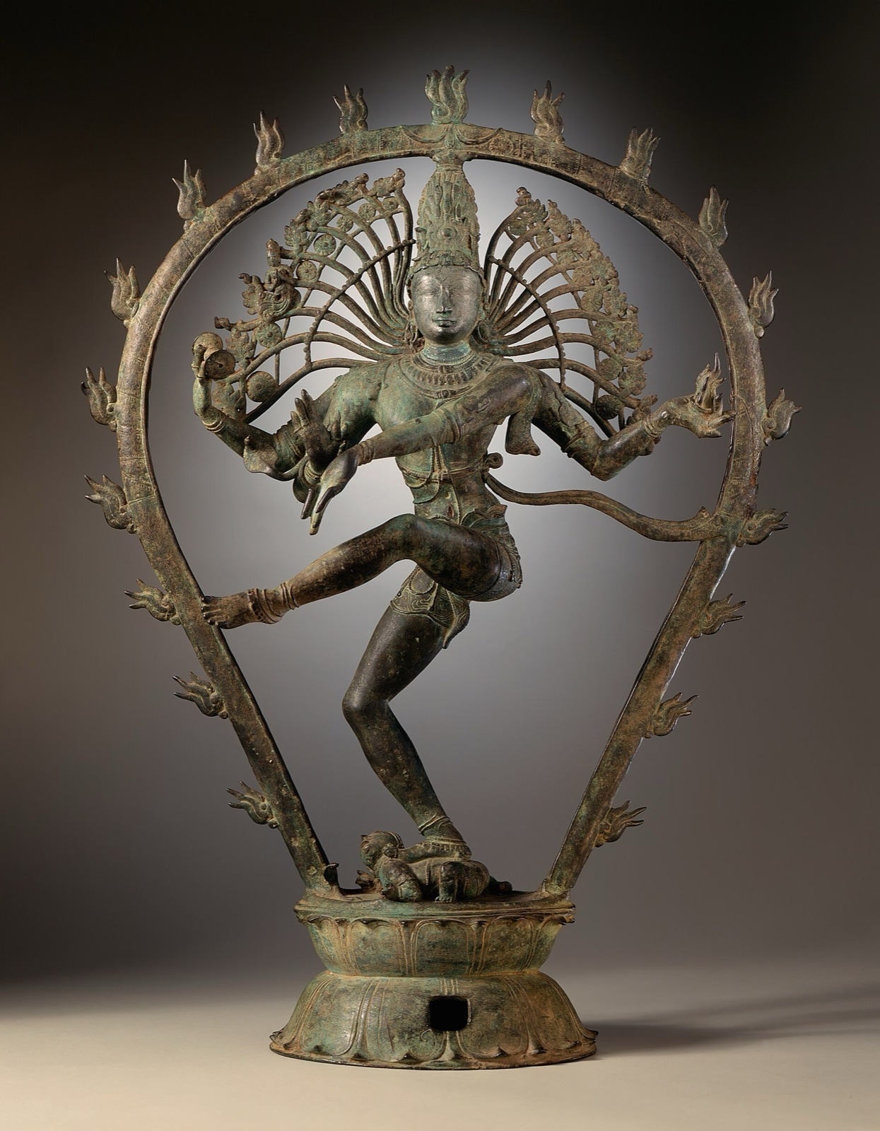 Shiva as the Lord of Dance (Nataraja) — An unnamed Chola bronze-caster